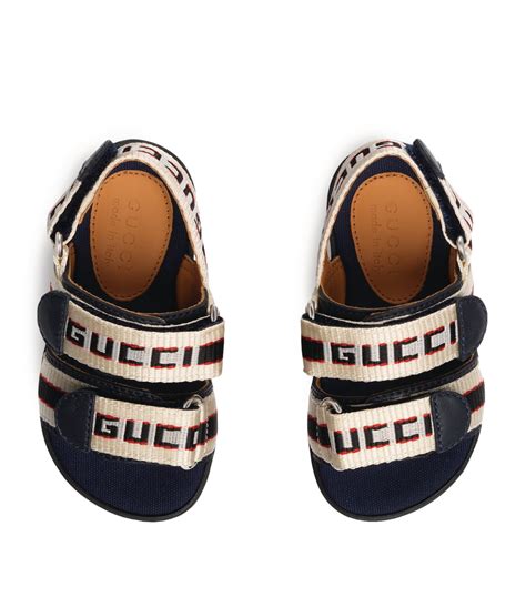 children's gucci stripe sandal|Gucci Kids Logo Stripe Sandals .